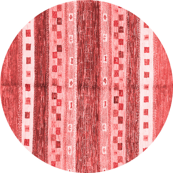 Machine Washable Abstract Red Contemporary Rug, wshcon514red