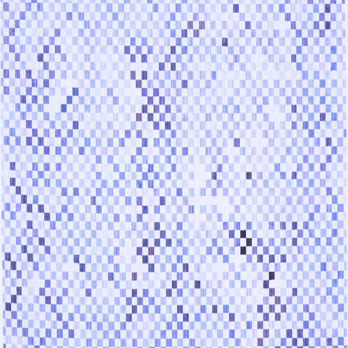 Square Machine Washable Abstract Blue Contemporary Rug, wshcon515blu