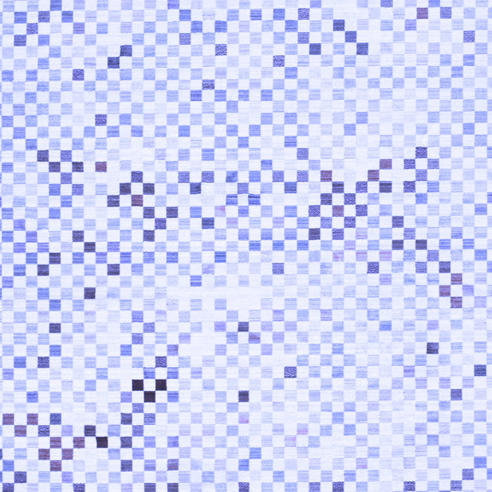 Abstract Blue Contemporary Rug, con515blu