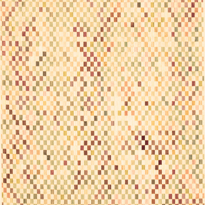 Square Machine Washable Abstract Brown Contemporary Rug, wshcon515brn