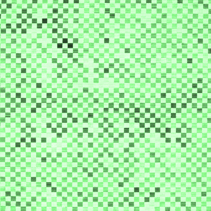 Machine Washable Abstract Emerald Green Contemporary Area Rugs, wshcon516emgrn