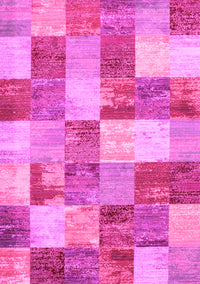 Patchwork Pink Transitional Rug, con517pnk