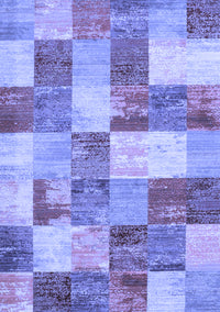 Patchwork Blue Transitional Rug, con517blu