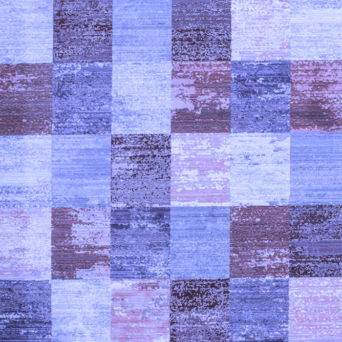 Patchwork Blue Transitional Rug, con517blu