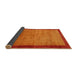 Thickness of Contemporary Neon Red Modern Rug, con518