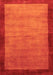 Serging Thickness of Machine Washable Abstract Orange Contemporary Area Rugs, wshcon518org