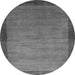 Square Abstract Gray Contemporary Rug, con518gry