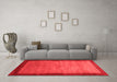 Contemporary Red Washable Rugs