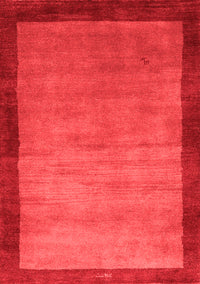 Abstract Red Contemporary Rug, con518red