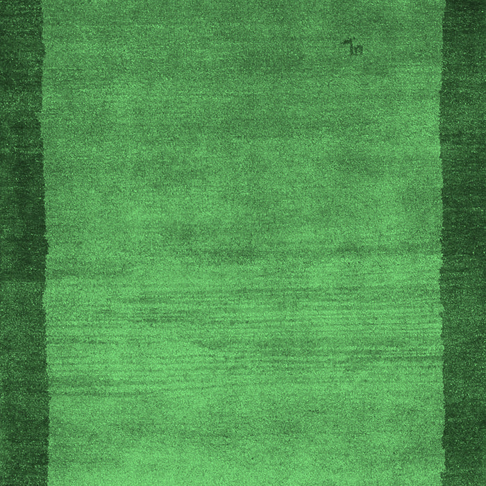 Abstract Emerald Green Contemporary Rug, con518emgrn