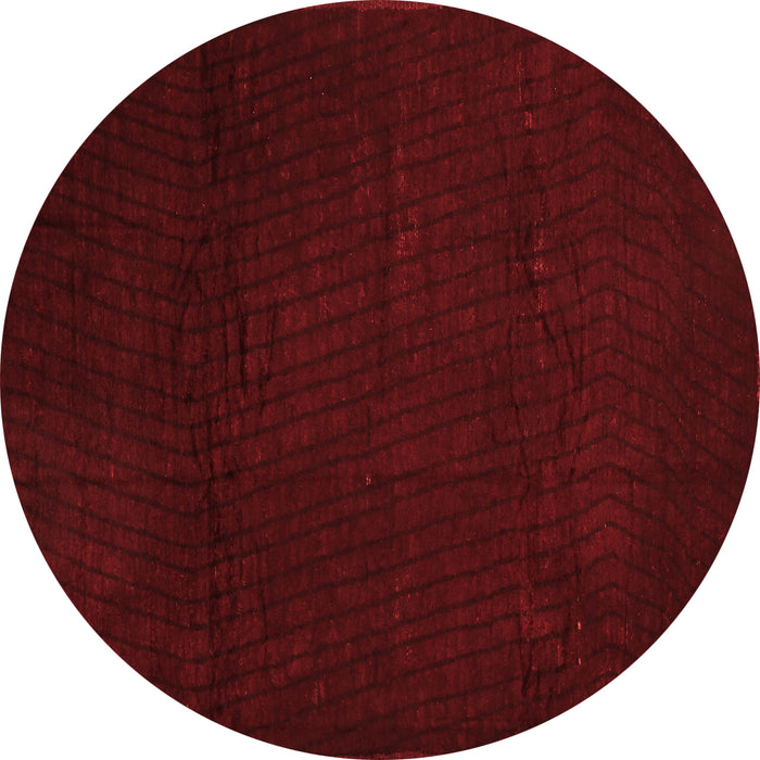 Machine Washable Abstract Red Contemporary Rug, wshcon519red