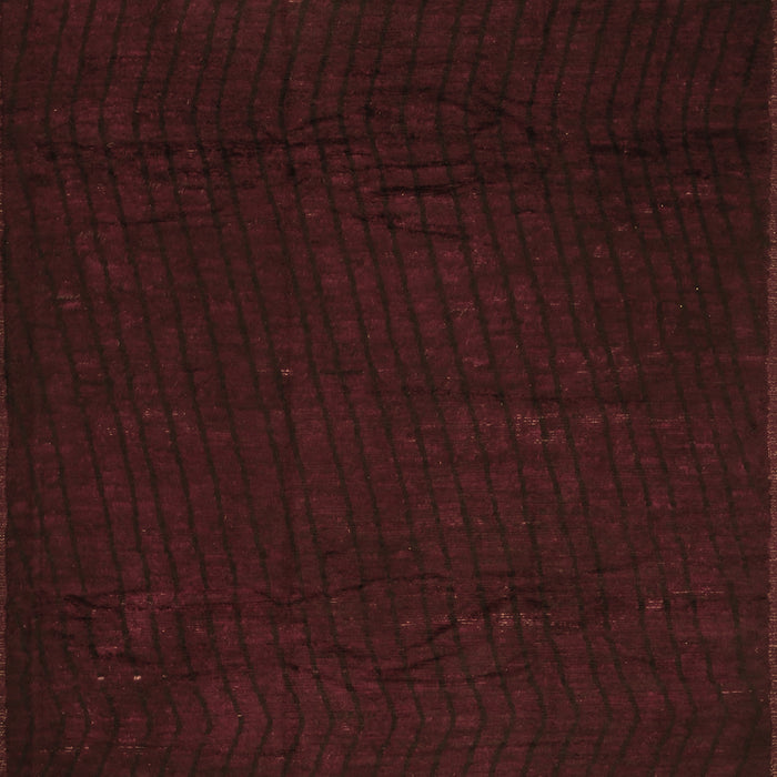 Machine Washable Abstract Brown Contemporary Rug, wshcon519brn