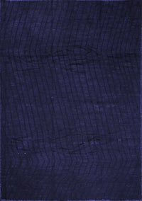 Abstract Blue Contemporary Rug, con519blu