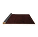 Sideview of Abstract Brown Contemporary Rug, con519brn