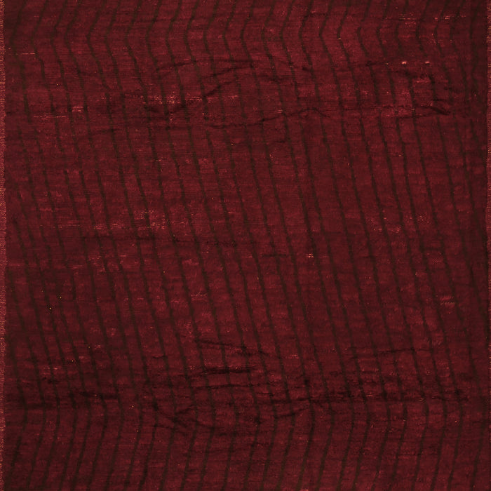 Abstract Orange Contemporary Rug, con519org