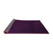 Sideview of Abstract Purple Contemporary Rug, con519pur