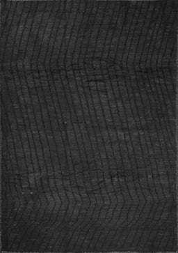 Abstract Gray Contemporary Rug, con519gry