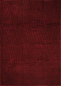 Abstract Red Contemporary Rug, con519red