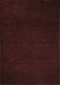 Abstract Brown Contemporary Rug, con519brn