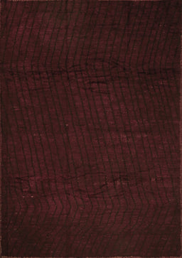 Abstract Brown Contemporary Rug, con519brn