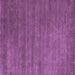 Square Abstract Purple Contemporary Rug, con51pur