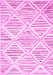 Abstract Pink Contemporary Rug, con520pnk