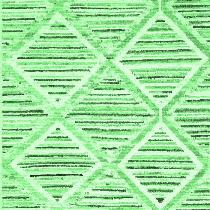 Abstract Emerald Green Contemporary Rug, con520emgrn