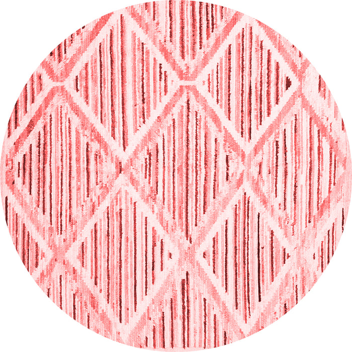 Abstract Red Contemporary Rug, con520red