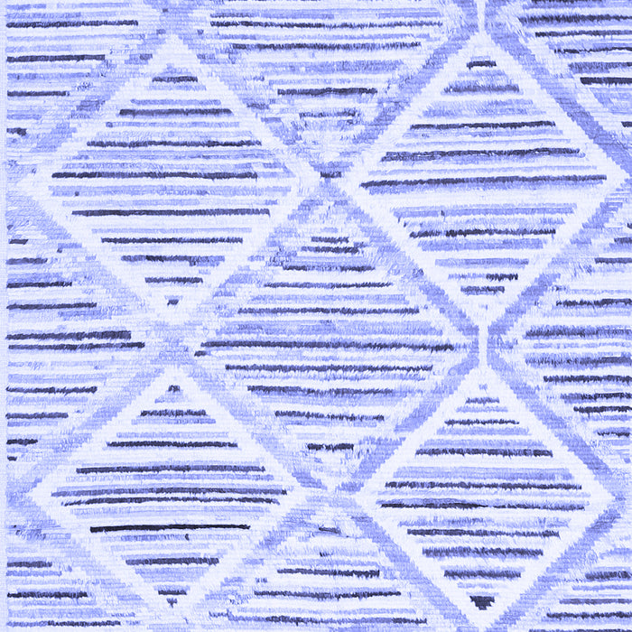 Abstract Blue Contemporary Rug, con520blu