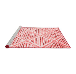 Contemporary Red Washable Rugs