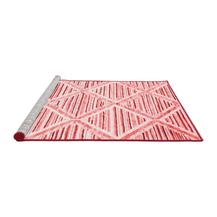 Contemporary Red Washable Rugs