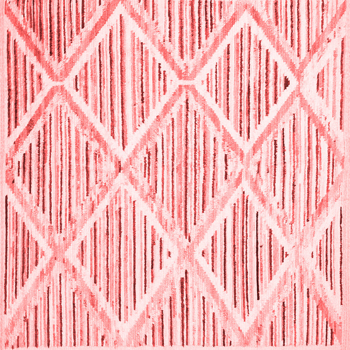 Abstract Red Contemporary Rug, con520red