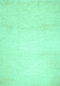 Solid Turquoise Modern Rug, con521turq