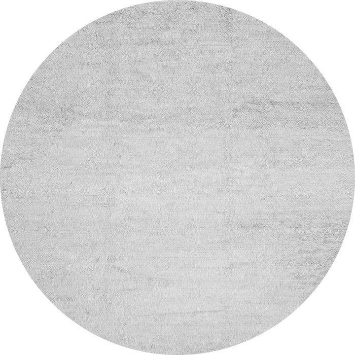 Machine Washable Solid Gray Modern Rug, wshcon521gry