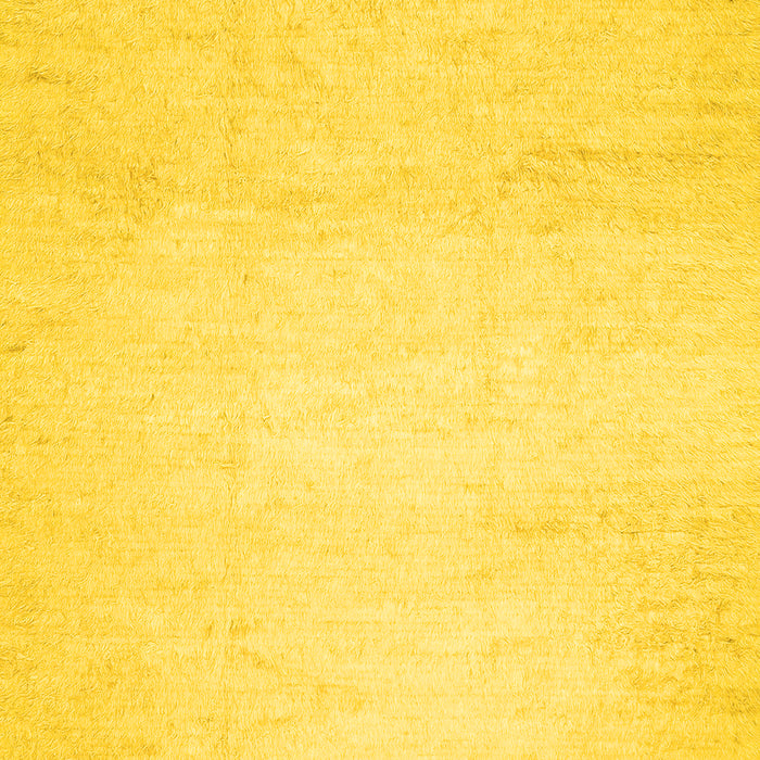 Machine Washable Solid Yellow Modern Rug, wshcon521yw