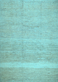 Abstract Light Blue Contemporary Rug, con522lblu