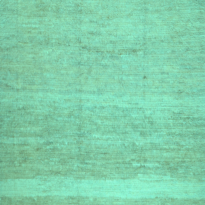 Abstract Turquoise Contemporary Rug, con522turq