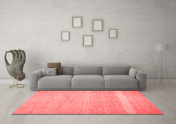 Contemporary Red Washable Rugs