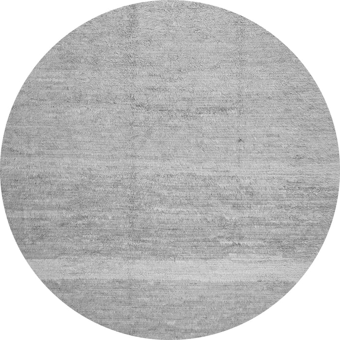 Square Abstract Gray Contemporary Rug, con522gry