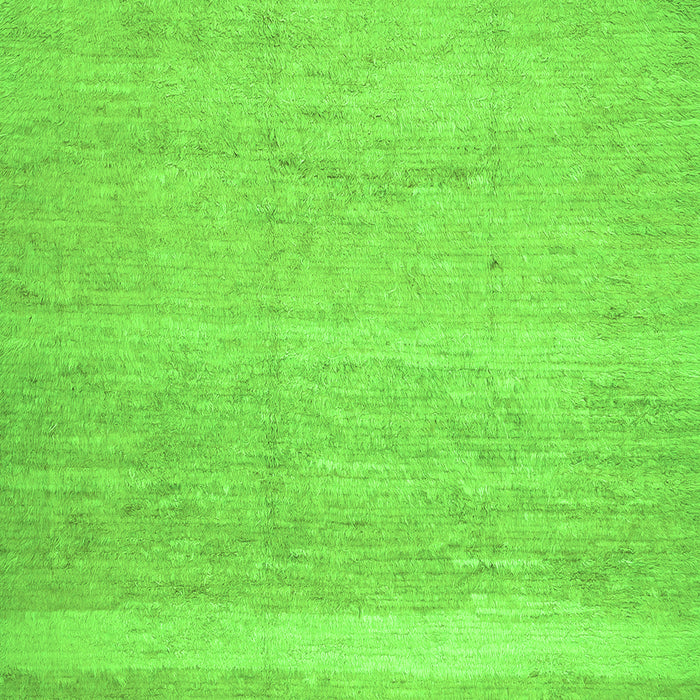 Serging Thickness of Machine Washable Abstract Green Contemporary Area Rugs, wshcon522grn