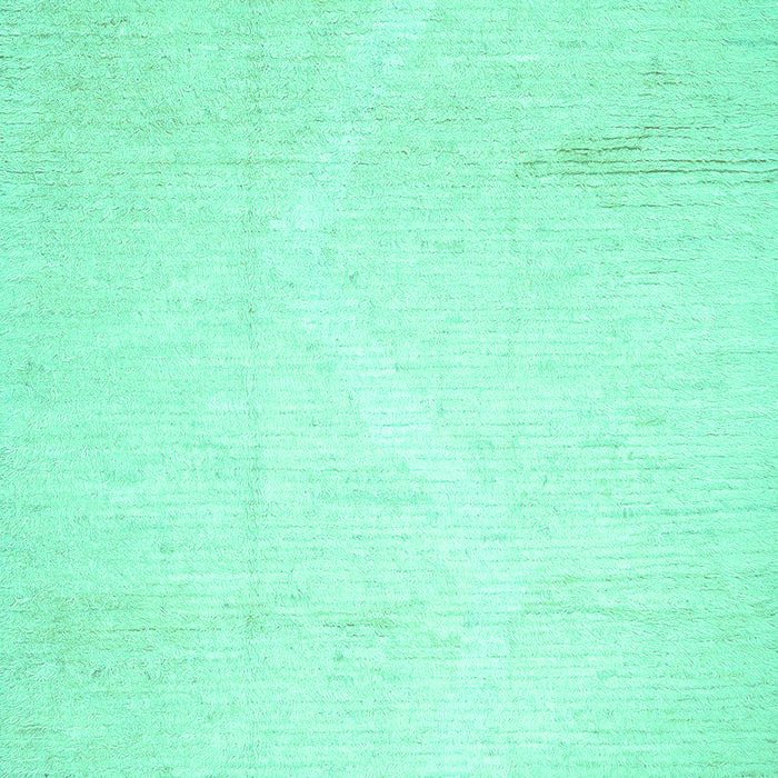 Machine Washable Solid Turquoise Modern Area Rugs, wshcon523turq