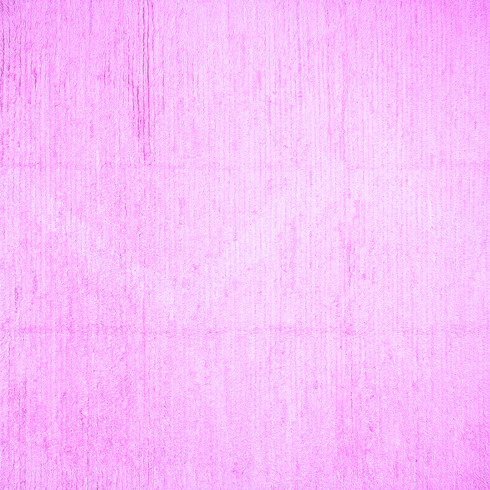 Square Machine Washable Solid Purple Modern Area Rugs, wshcon523pur