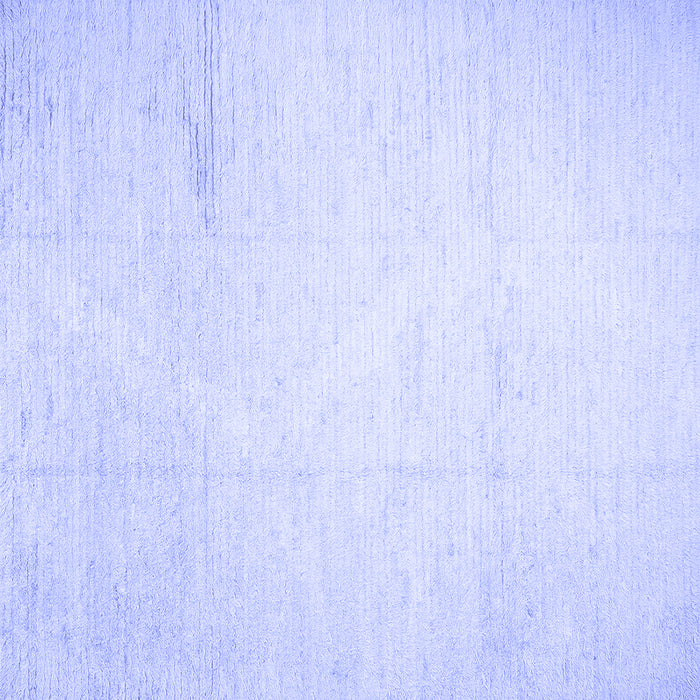 Square Solid Blue Modern Rug, con523blu