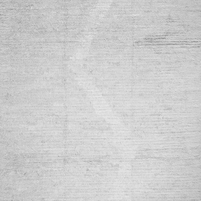 Serging Thickness of Machine Washable Solid Gray Modern Rug, wshcon523gry