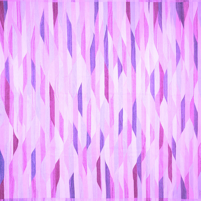 Square Solid Purple Modern Rug, con524pur