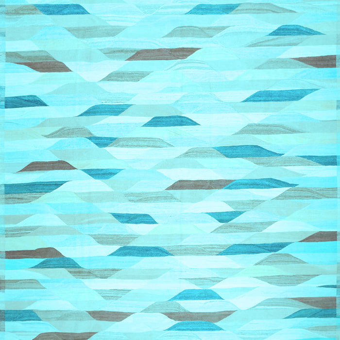 Solid Light Blue Modern Rug, con524lblu