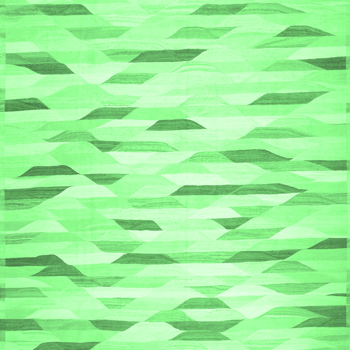 Machine Washable Solid Emerald Green Modern Area Rugs, wshcon524emgrn