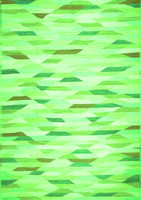 Solid Green Modern Rug, con524grn