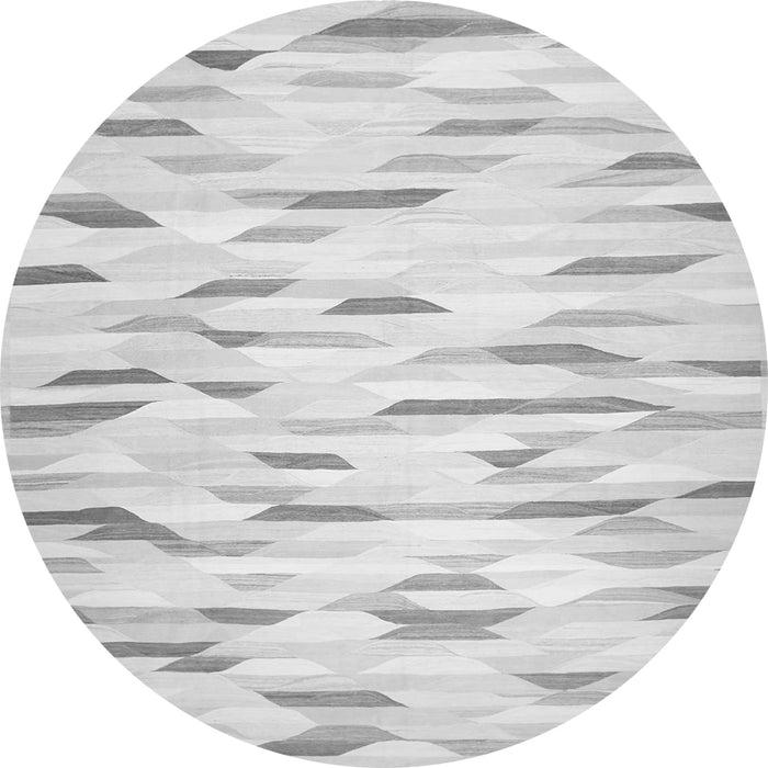 Square Solid Gray Modern Rug, con524gry