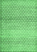 Machine Washable Abstract Emerald Green Contemporary Area Rugs, wshcon525emgrn